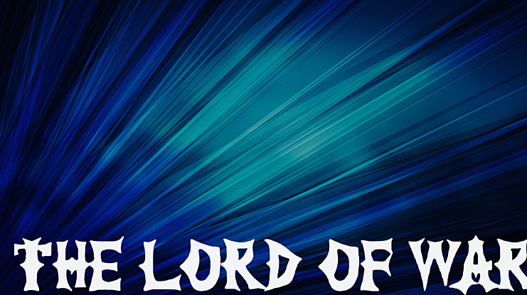 The Lord of War Font