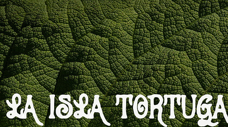 La Isla Tortuga Font