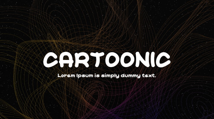 CARTOONIC Font