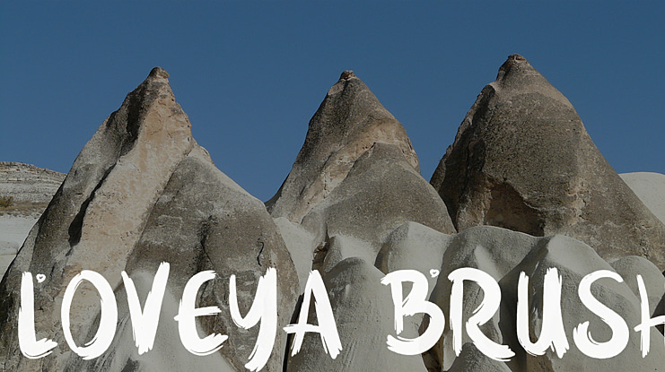 Loveya Brush Font Family