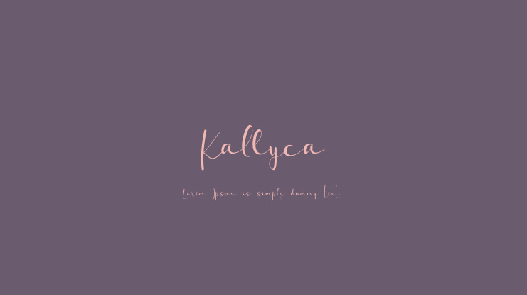 Kallyca Font