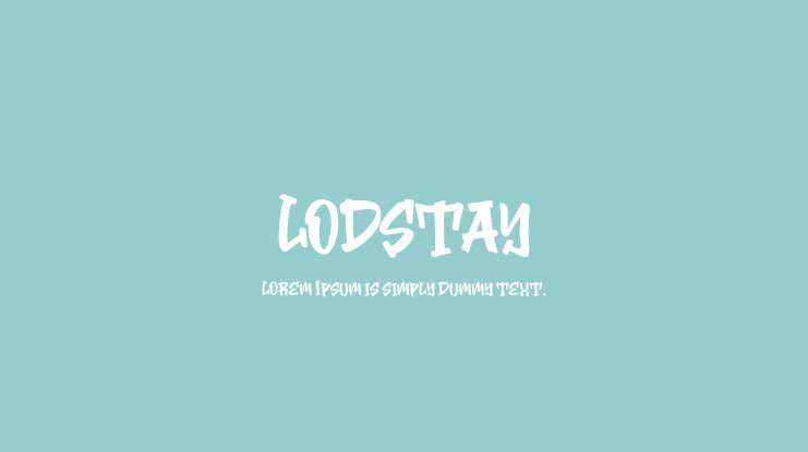 Lodstay Font