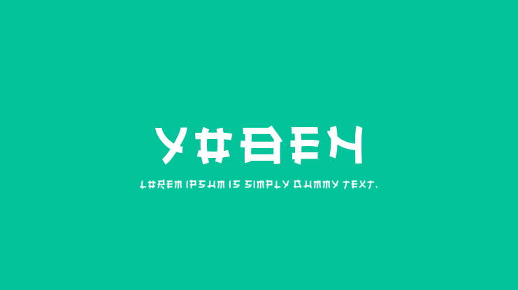 yoben Font