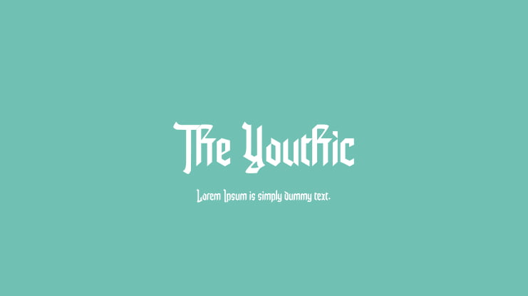 The Youthic Font