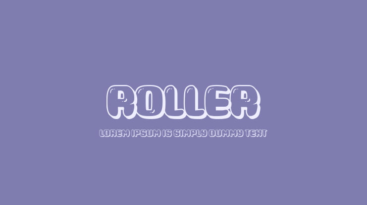 Roller Font