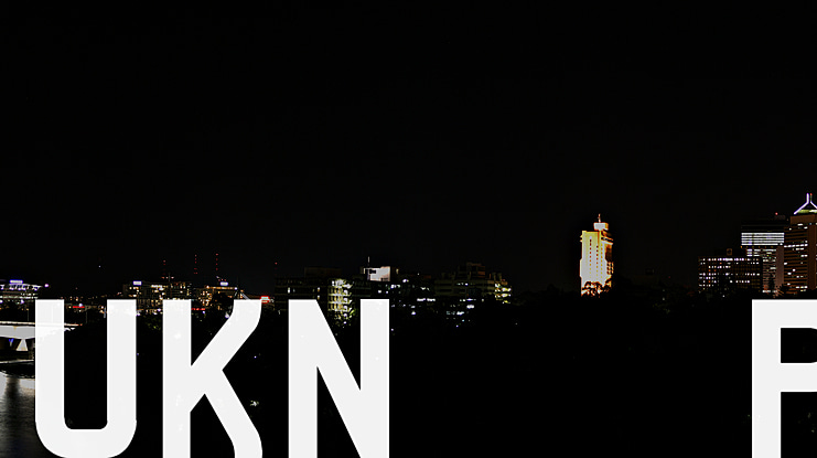 UK Number Plate Font