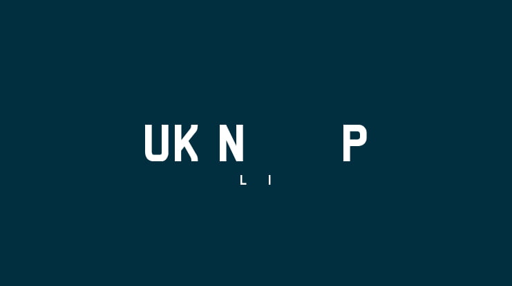 UK Number Plate Font