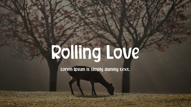 Rolling Love Font
