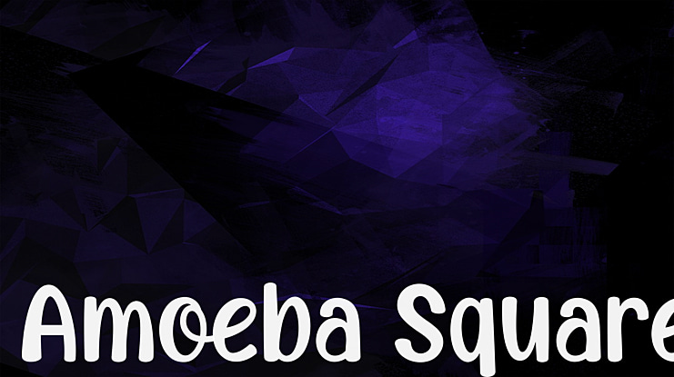 Amoeba Square Font