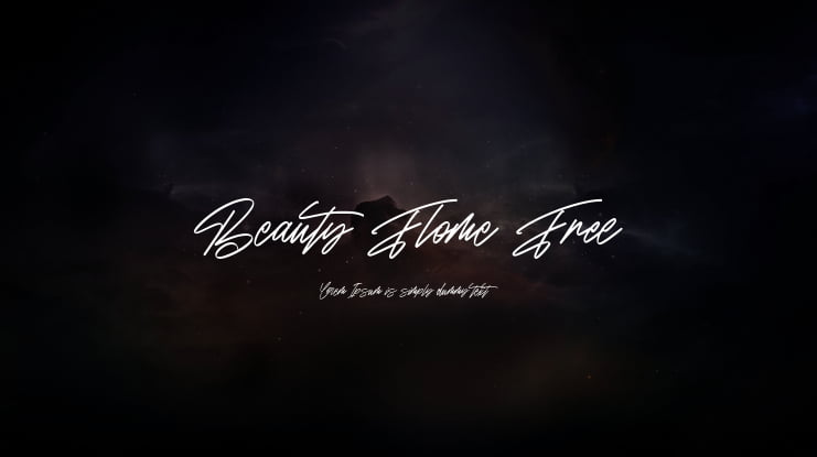 Beauty Flome Free Font