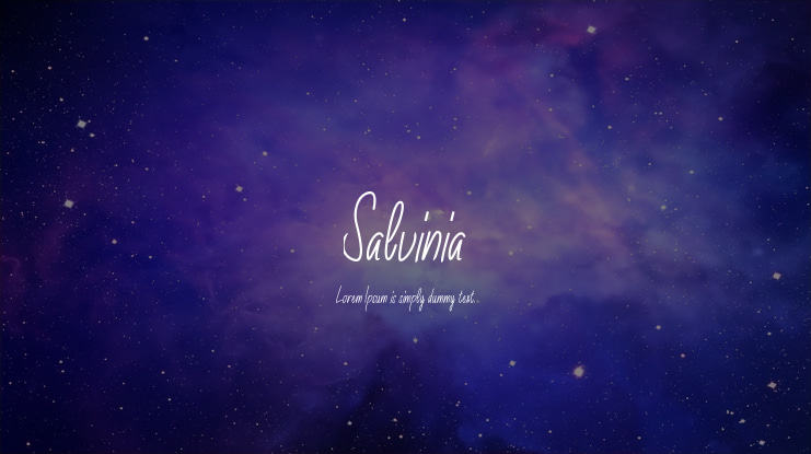 Salvinia Font