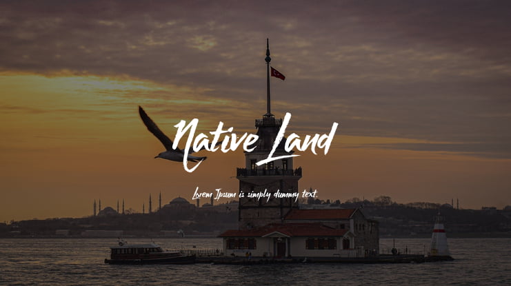 Native Land Font