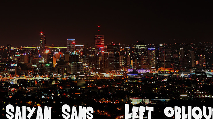 Saiyan Sans Font Family