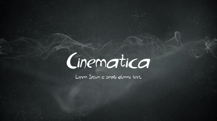 Cinematica Font