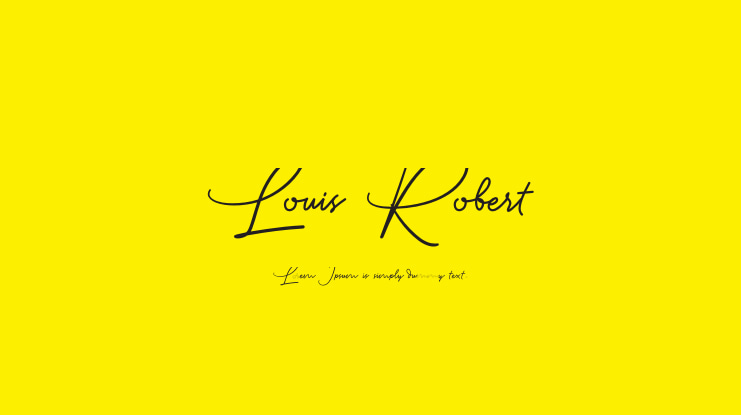 Louis Robert Font