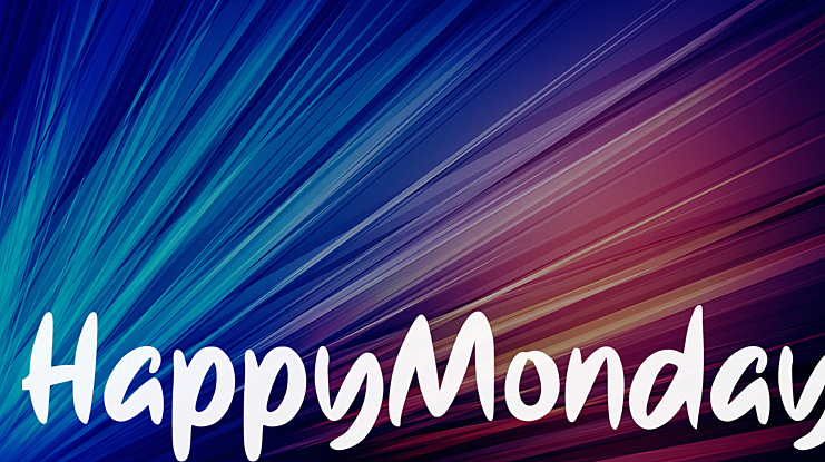 HappyMonday Font
