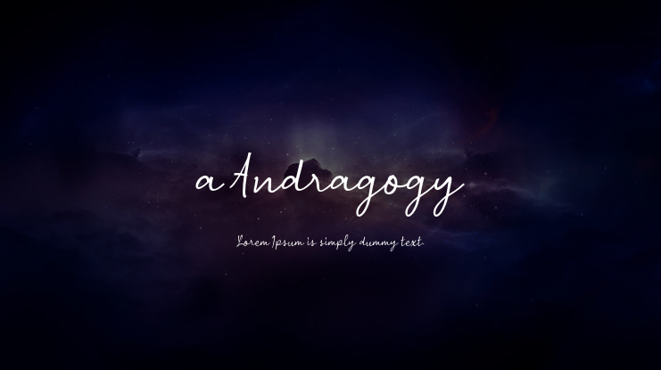 a Andragogy Font