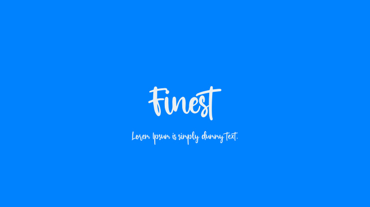 Finest Font