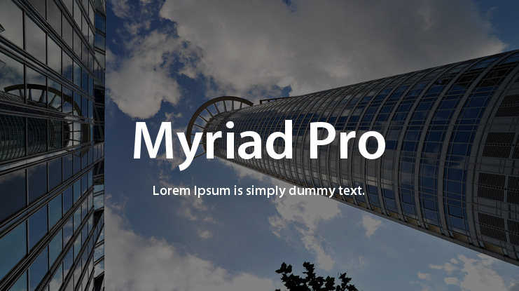 myriad roman font download dafont