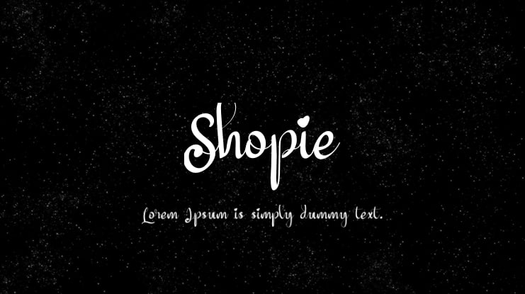 Shopie Font