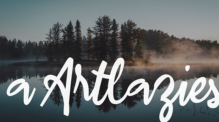 a Artlazies Font