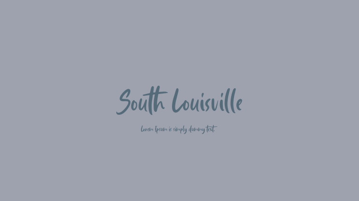 South Louisville Font