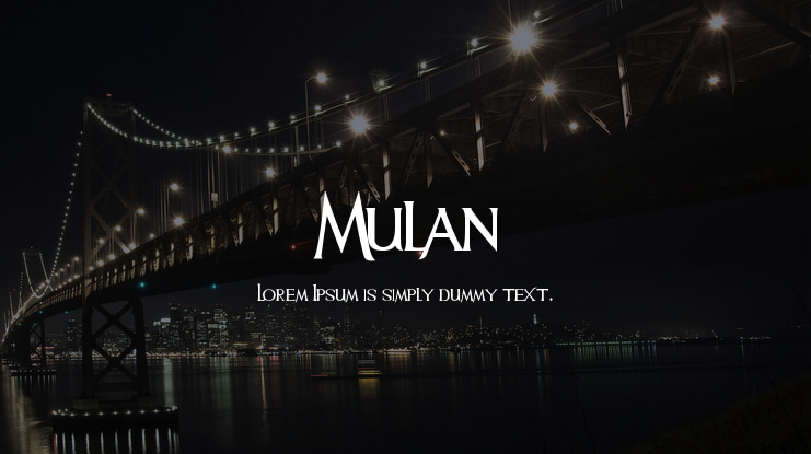 Mulan Font