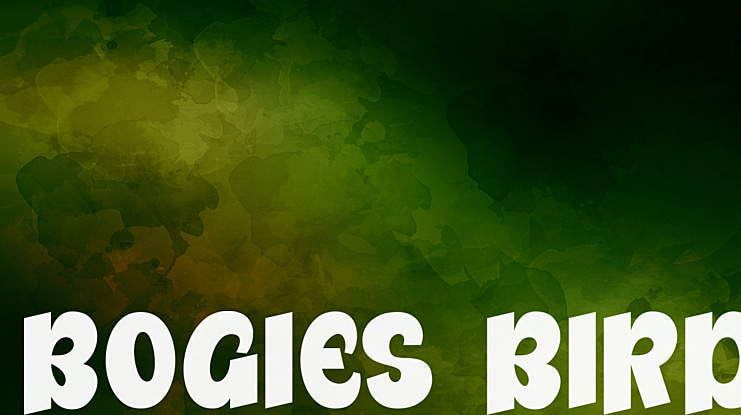 Bogies Bird Font Family