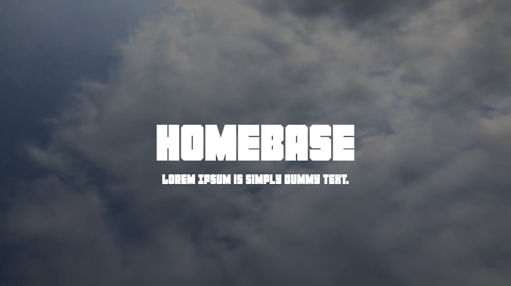 Homebase Font Family