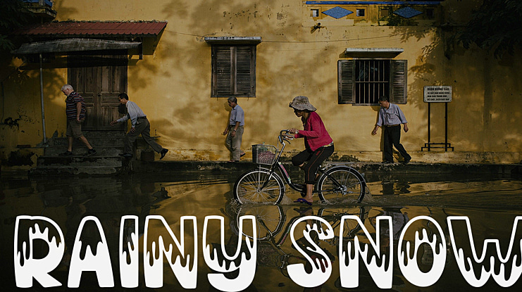 Rainy Snow Font