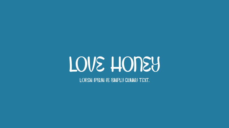 LOVE HONEY Font