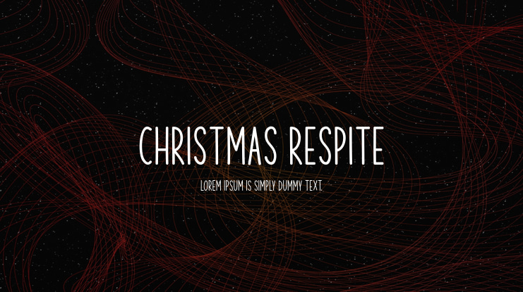 Christmas Respite Font