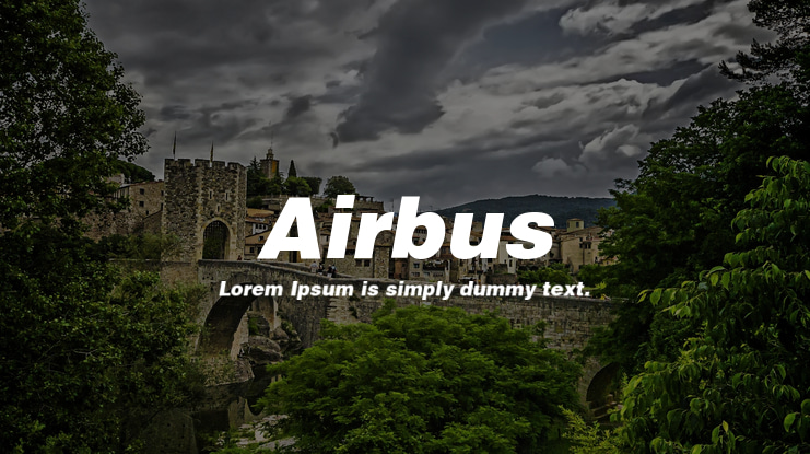 Airbus Font