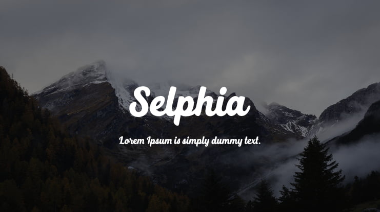 Selphia Font