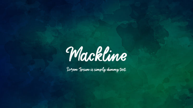 Mackline Font Family