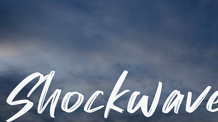 Shockwave Font