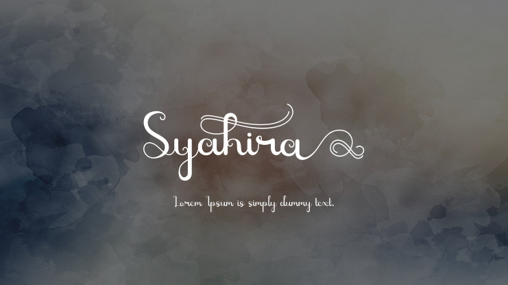 Syahira Font