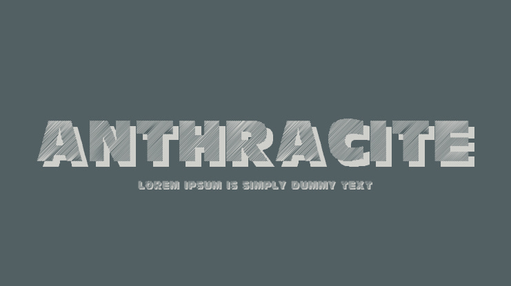 Anthracite Font