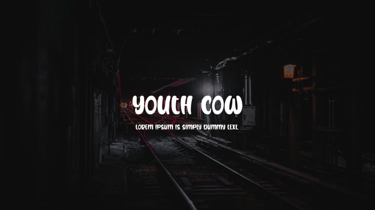 Youth Cow Font