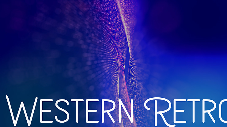 Western Retro Font
