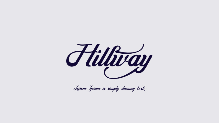Hillway Font
