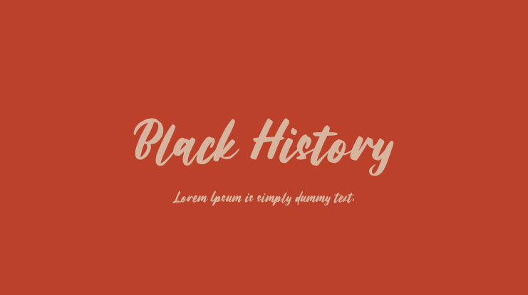 Black History Font