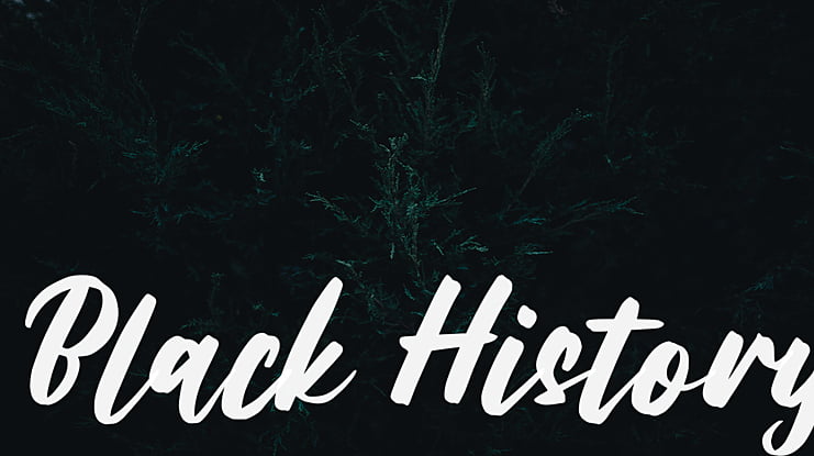 Black History Font