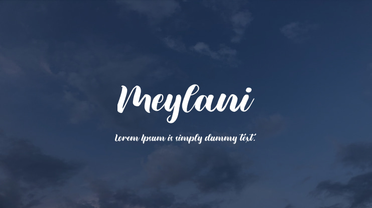 Meylani Font