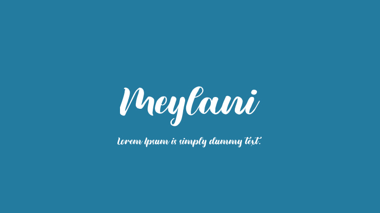 Meylani Font