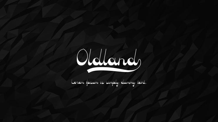 Oldland Font