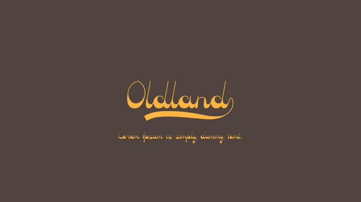 Oldland Font
