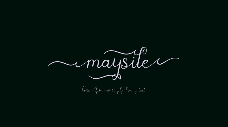 Maysile Font
