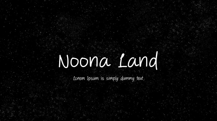 Noona Land Font