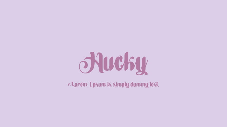 Hucky Font